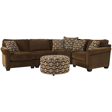 Sectional Sofa with Wedge